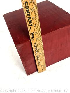 ???????? Wooden storage box made of recycled wood