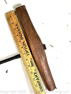 T-Handle Wood Auger - Antique Barn Beam Hand Drill - 41” Long 13” Wide