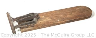 Vintage C. M. STEARNS Saw Sharping Vise Clamp, Pat'd, Carpenter tool