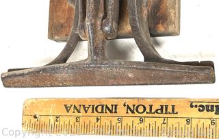 Vintage C. M. STEARNS Saw Sharping Vise Clamp, Pat'd, Carpenter tool