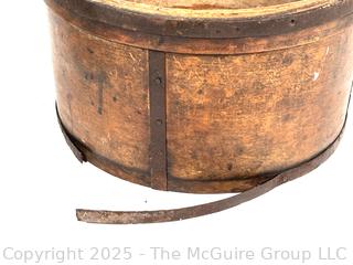 Antique Cheese Form Box