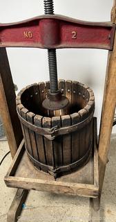 Vintage Cider/Fruit Press No.2