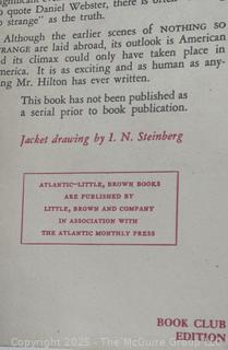 Nothing So Strange By James Hilton 1947 Atlantic-Little Brown Books w/DJ