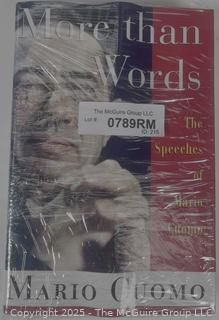 More Than Words: The Speeches of Mario Cuomo - Hardcover with dedication and signature Family