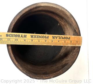 Half Bushell curved wood barrel/basket 