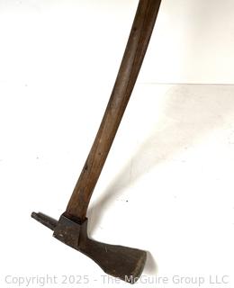 Vintage Hand Adze Full Length Handle