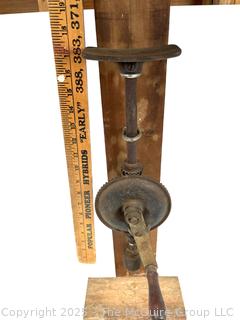 DIY Hand-cranked Drill Press