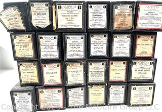 Selection of 24 Player Piano Music Rolls AMPICO American Piano Company