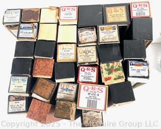 Grouping of assorted Player Piano Music Rolls