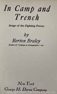 1918 In Camp and Trench: Songs of the Fighting Forces (Braley)