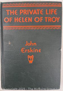 The Private Life of Helen of Troy by John Erskine 1925 HC First Edition
