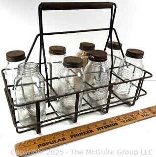 Wire Dairy Milk Bottle Carrier