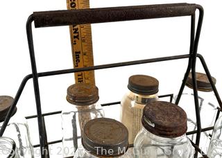 Wire Dairy Milk Bottle Carrier