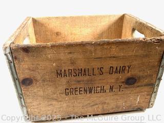 Marshall Dairy Milk Bottle Crate