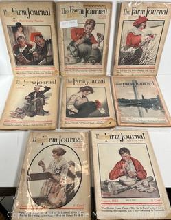 Eight (8) copies of The Farm Journal from 1922