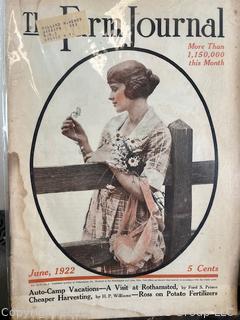Eight (8) copies of The Farm Journal from 1922