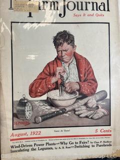 Eight (8) copies of The Farm Journal from 1922