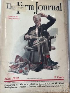 Eight (8) copies of The Farm Journal from 1922