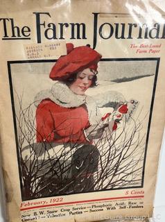 Eight (8) copies of The Farm Journal from 1922