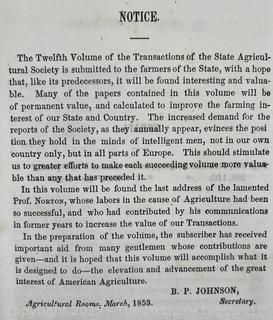 1852 Transactions of the N.Y. State Agricultural Society