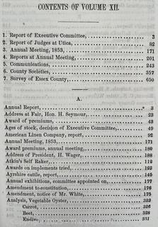 1852 Transactions of the N.Y. State Agricultural Society