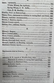 1852 Transactions of the N.Y. State Agricultural Society