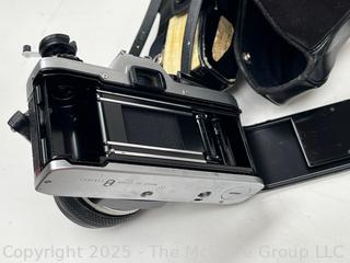 Olympus OM-10 35mm film camera and Vivitar Flash; and Concord AFF 35MMCamera AUTO FOCUS FLASH CAMERA