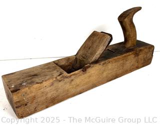 15"L Antique wooden flat planer