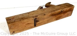 15"L Antique wooden flat planer