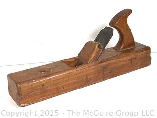 Antique wood hand plane 15"