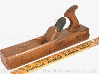 Antique wood hand plane 15"