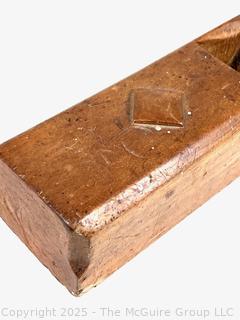 Antique wood hand plane 15"