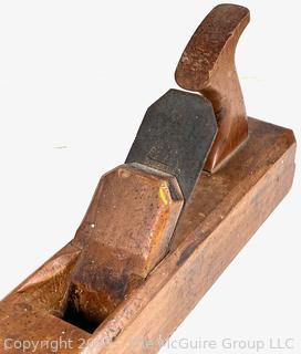 Antique wood hand plane 15"