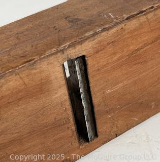Antique wood hand plane 15"