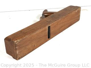 Antique wood hand plane 15"