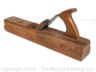 Antique wood hand plane 15"