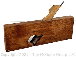 Antique wood hand plane 9.5"