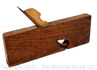 Antique wood hand plane 9.5"