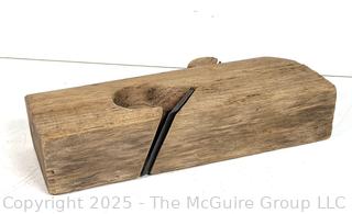 Antique 9" long wood hand plane