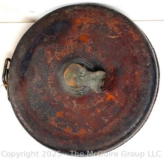 Vintage CHESTERMAN SHEFFIELD 75' LEATHER TAPE MEASURE