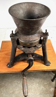 1848 Antique O. C. Harris Grain Grinder 