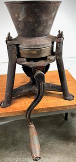 1848 Antique O. C. Harris Grain Grinder 