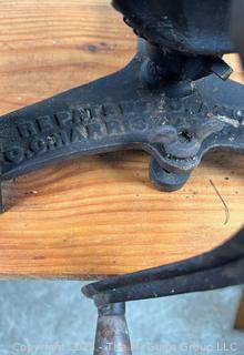 1848 Antique O. C. Harris Grain Grinder 