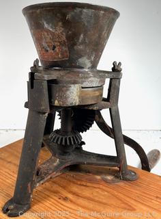 1848 Antique O. C. Harris Grain Grinder 