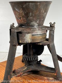 1848 Antique O. C. Harris Grain Grinder 