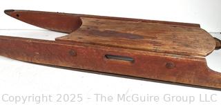 9x32" Antique wood sled