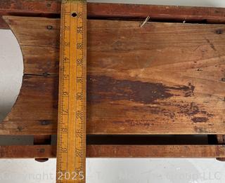 9x32" Antique wood sled