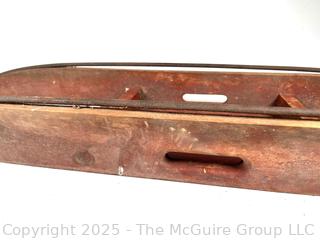 9x32" Antique wood sled