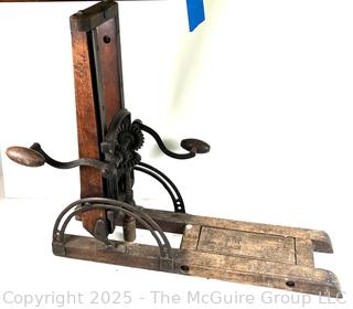 VINTAGE POST AND BEAM TIMBER FRAMING DRILL