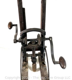VINTAGE POST AND BEAM TIMBER FRAMING DRILL